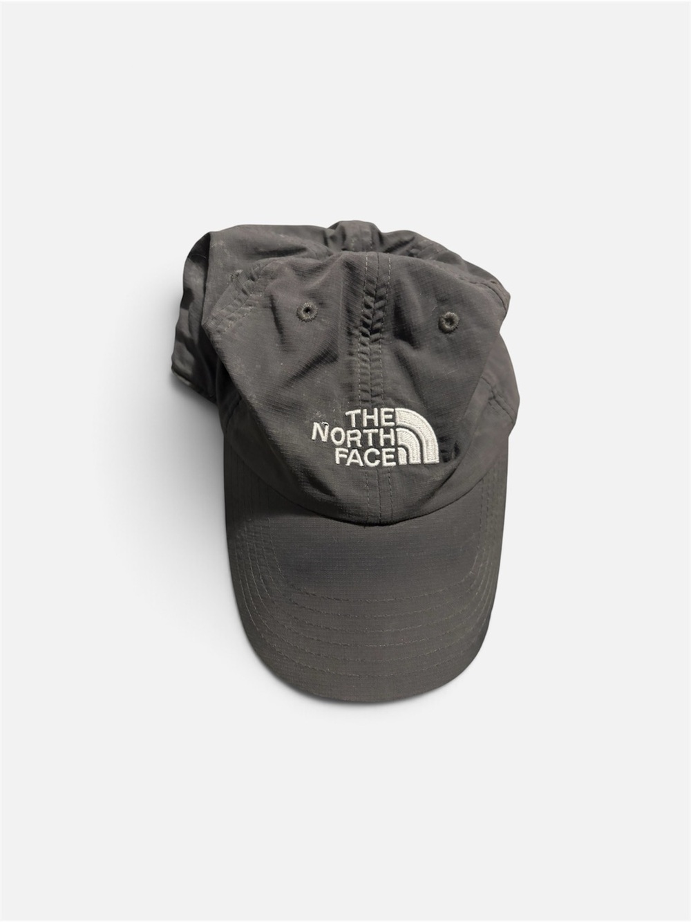 The North Face Unisex Grey Baseball Cap with White Logo